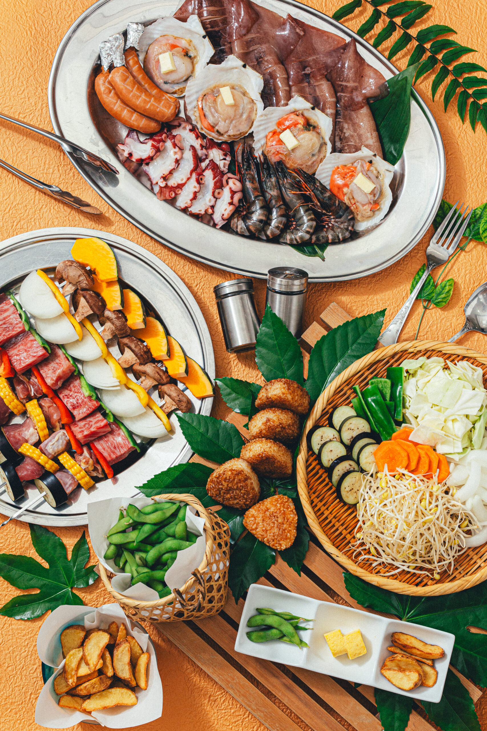 【デラックスBBQ】海鮮と90分サントリー飲み放題付き☆